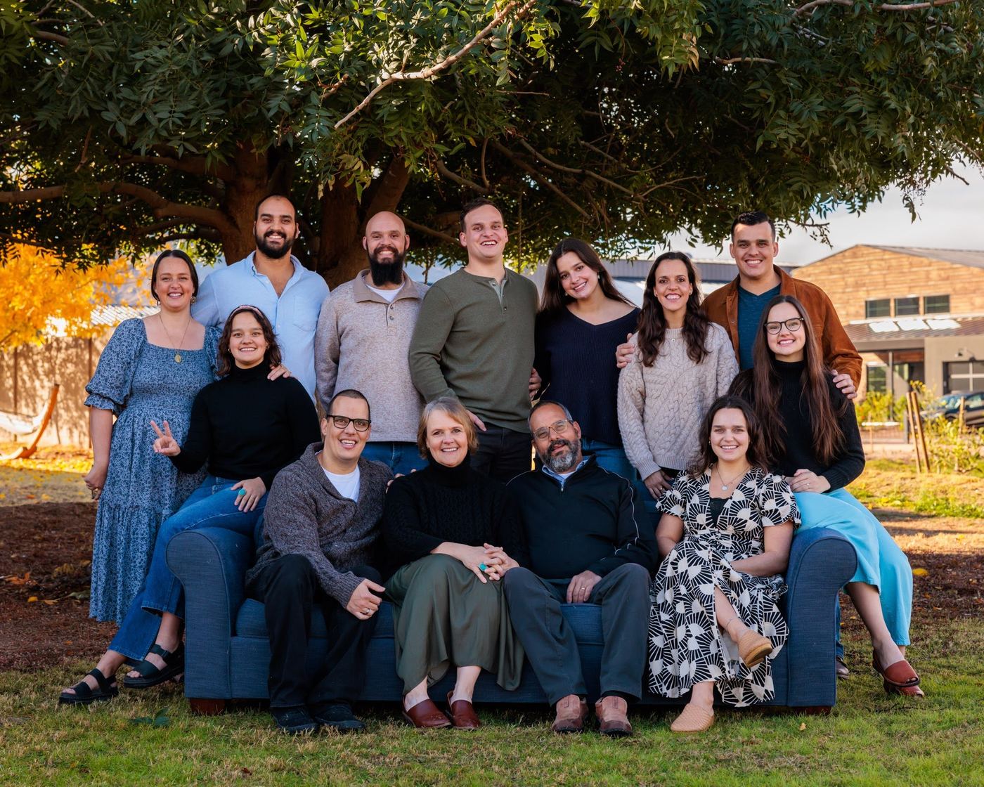 Tom and Melissa Brittain with their grown children